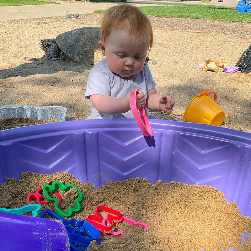 The Glenn A Jones MD Memorial Library kids programs include outdoor play for children of all ages