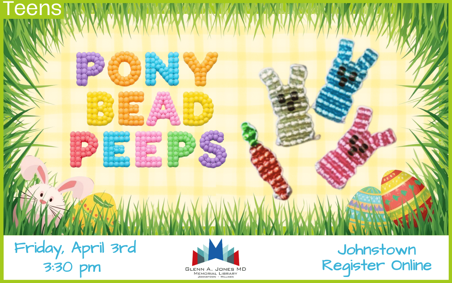 Pony Bead Peeps Craft.