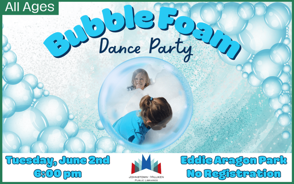 Foam Party at Eddie Aragon Park. June 2nd 6-7 pm.
