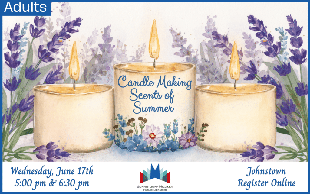 Candle Making in Johnstown. June 17th @ 5 pm and 6:30 pm