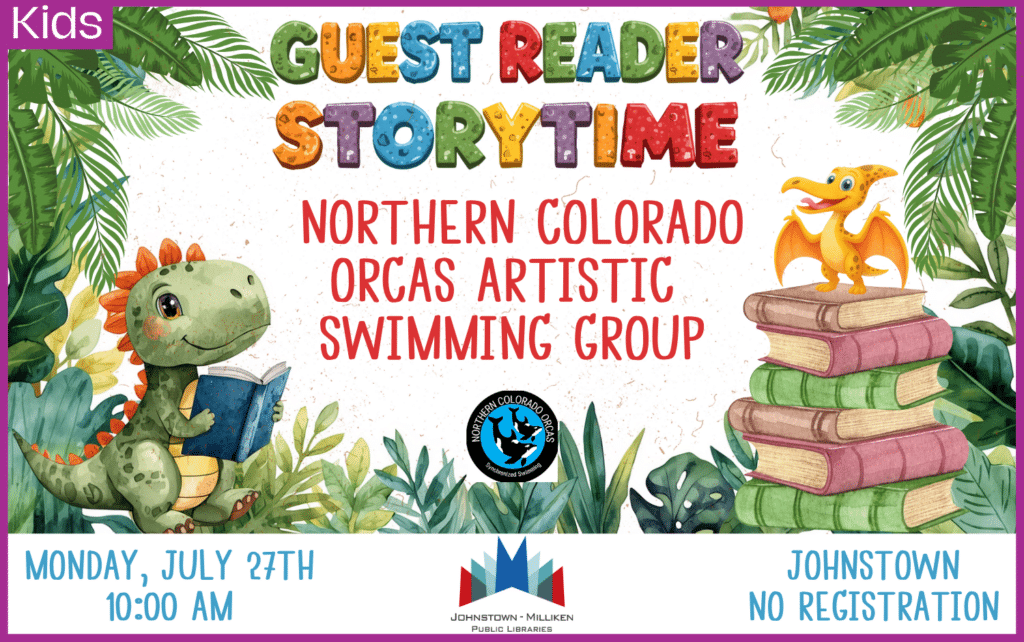 Storytime in Johnstown. July 27th @ 10 am.