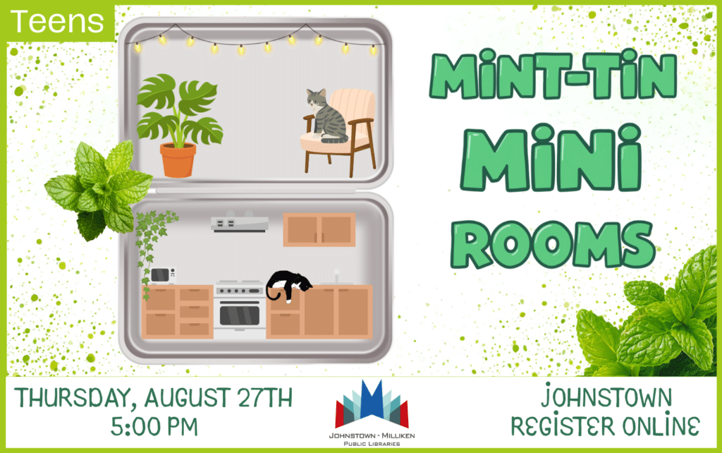 Min Tin Mini Rooms in Johnstown. August 27th @ 5 pm