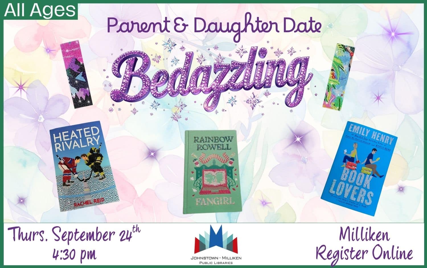 Parent & Daughter Date: Bedazzling in Milliken. Sept. 24th @ 4:30 pm