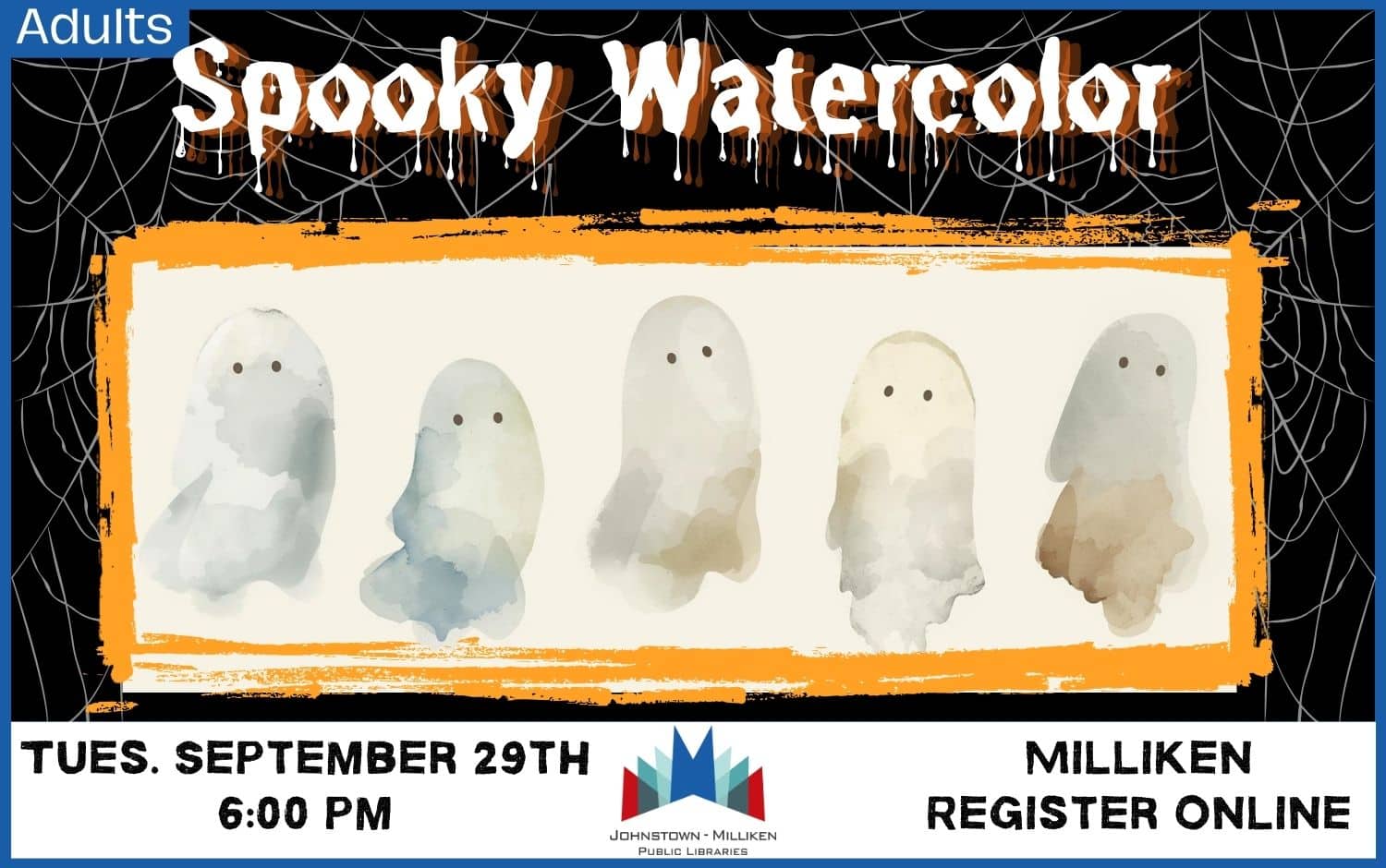 Spooky Watercolor in Milliken. Sept. 29th @ 6 pm