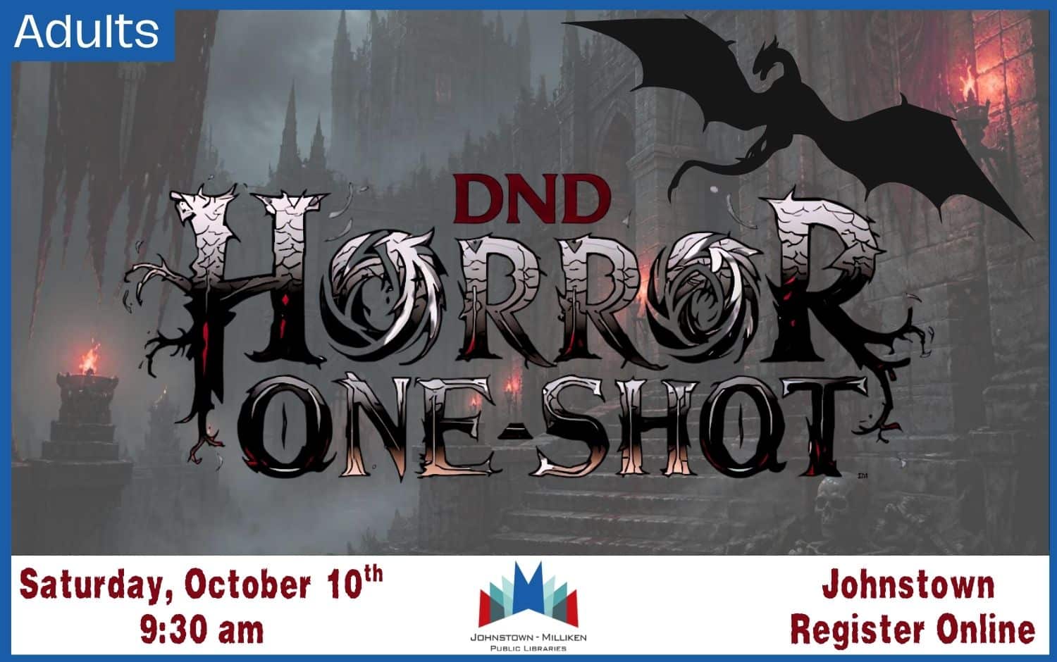 DND Horror One-Shot Adventure in Johnstown. Oct. 10th @ 9:30am