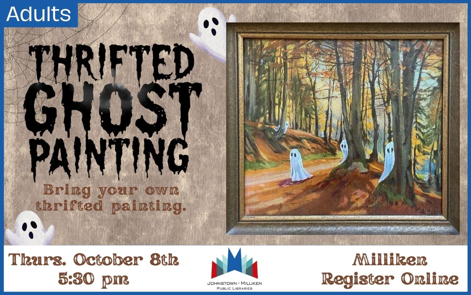 Thrifted Ghost Painting in Milliken. Oct. 8th @ 5:30 pm