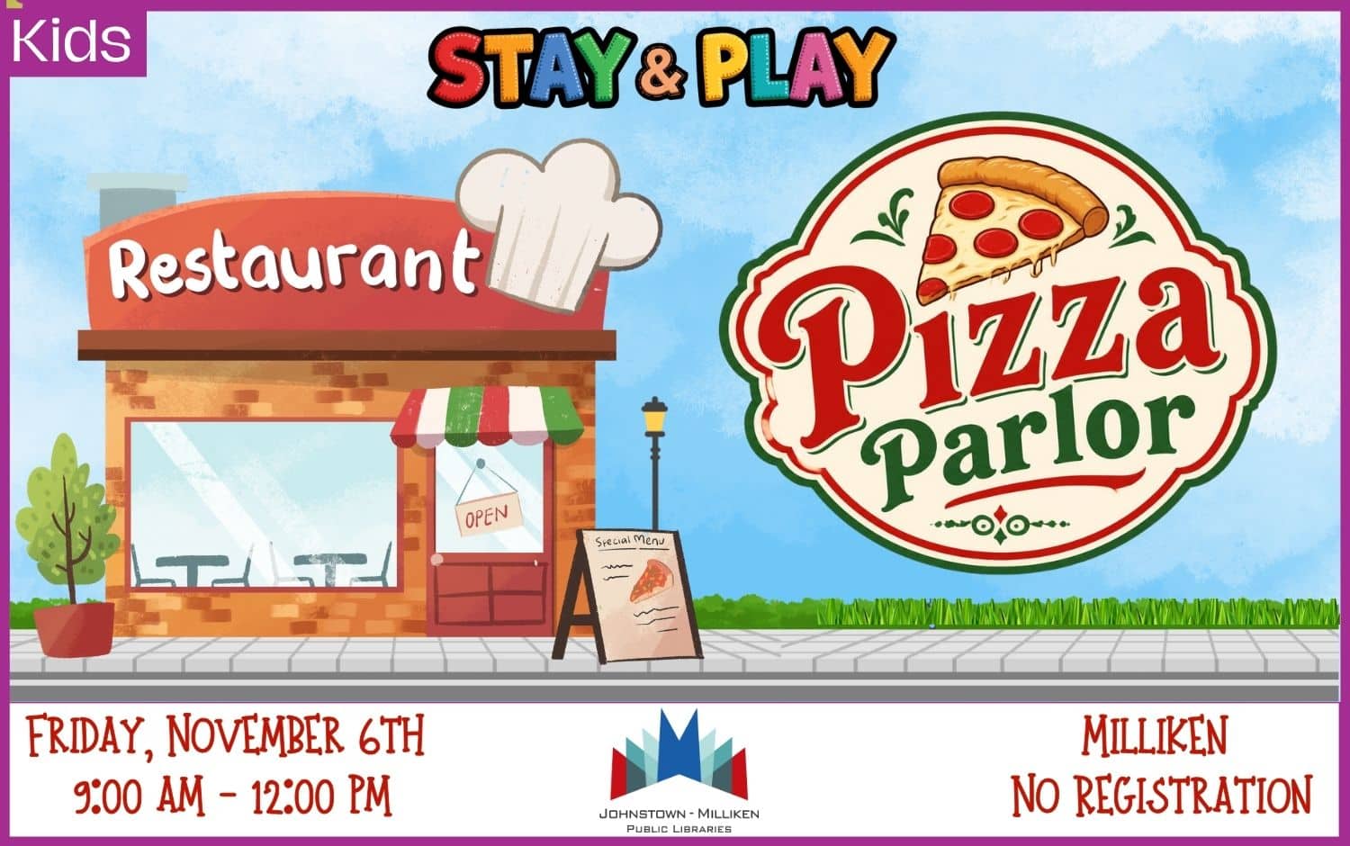 Spooky Stay & Play in Milliken. Nov. 6th @ 9 am